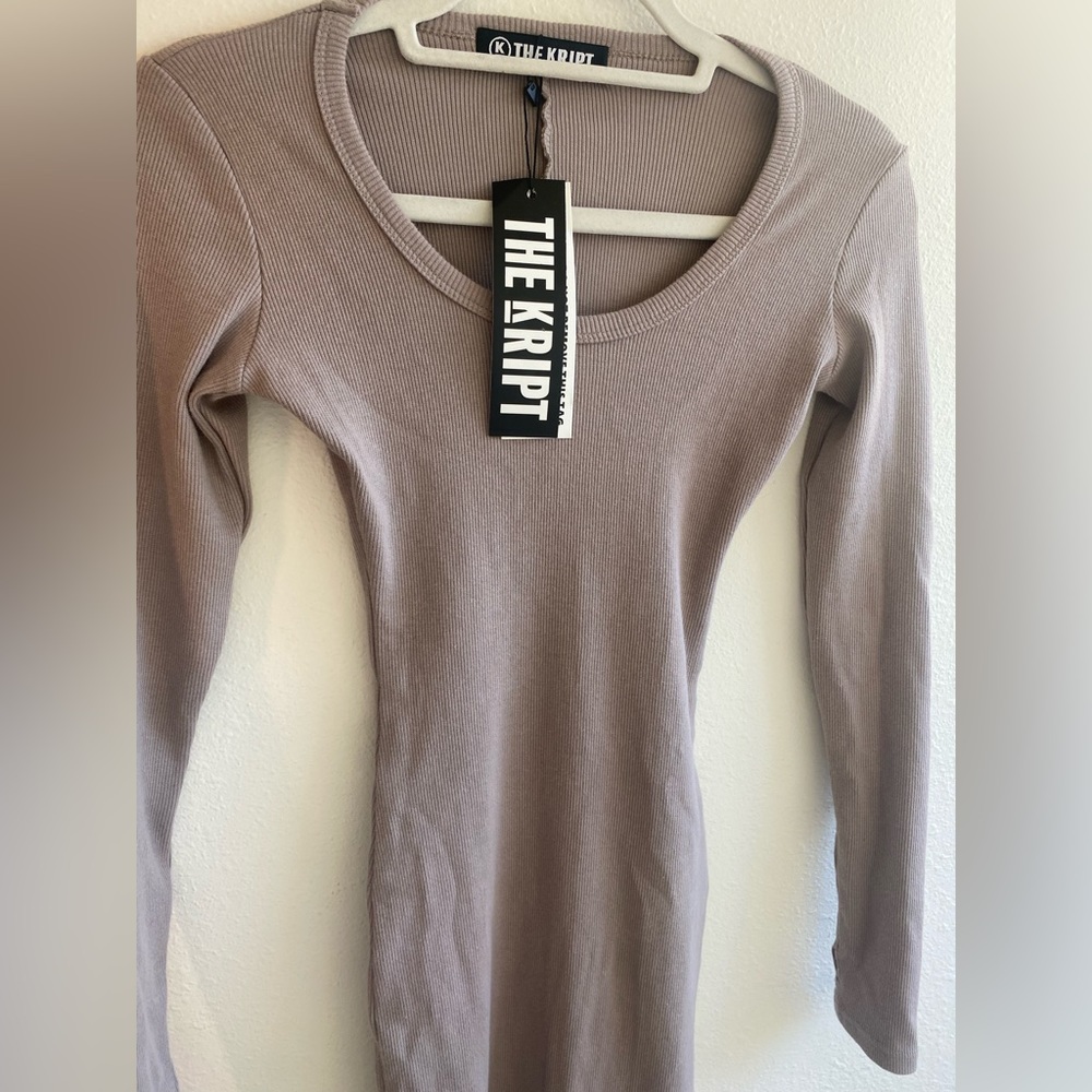 NWT Bodycon Long Sleeve Maxi Dress